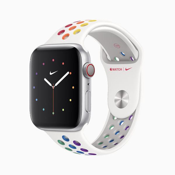 2021手机靓号在线选号网-苹果发布了全新的Apple  Watch彩虹表带。有两种硅树脂材料。  第2张
